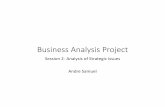 Business Analysis Project - Samuel Learningsamuellearning.org/bus_ana_proj/Session2_Analysis... · •Howard Thomas, (2007),"An analysis of the environment and competitive dynamics
