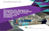 Research Report: Augmented Reality for Maintenance, Repair ... · In between lies augmented reality, as well as augmented virtuality. This in-between space in its entirety constitutes