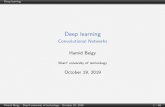 Deep learning - Convolutional Networksce.sharif.edu/courses/98-99/1/ce719-1/resources/root/Slides/Lect-7to… · Deep learning j Training the network with shared parameter Table of