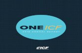 2018 ANNUAL REPORT · ONE. ICF | 2018 Annual Report 4. Strategic Goals. Approved by the ICF Global Board of Directors in January 2018, ICF’s 2018 Strategic . Plan continued to build