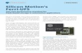 WHITE PAPER Silicon Motion’s Ferri-UFSen.siliconmotion.com/EW_Pages/Silicon_Motion's_Ferri-UFS_sets_ne… · develop new in-vehicle infotainment (IVI) systems capable of supporting