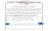 LPMS Weekly Happenings - Lewis-Palmer School District 38 · LPMS Weekly Happenings Week of December 12, 2016 You can see the LPMS weekly announcements on the “Announcements” page