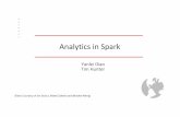 Lec11 spark analyticsavid.cs.umass.edu/courses/645/s2018/lectures/Spark.pdf · 2009: State-of-the-art in Big Data Apache Hadoop • Open Source: HDFS, Hbase, MapReduce, Hive • Large