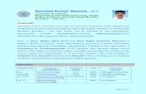 Apurbba Kumar Sharma, Ph.D. - Channel-I | Loginpeople.iitr.ernet.in/facultyresume/akshafme_10.pdfVaibhav Bist Dr. Pradeep Kumar Awarded (2013–14) 7. Machining of Al-alloy using USM