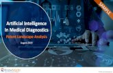 Artificial Intelligence In Medical Diagnostics · Artificial Intelligence in Medical Diagnostics Patent Landscape Analysis –August 2019 Ref.:KM19005 PRODUCT ORDER €6,490 –Corporate