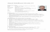 Ahmed AbdelRaouf ElGeidie CV - Pubtexto€¦ · Ahmed AbdelRaouf ElGeidie CV PERSONAL DATA Name Ahmad AbdelRaouf ElSharkawy ... Social state Married and have two children Address