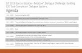 SLT 2018 Special Session – Microsoft Dialogue Challenge: Building … · 2019-01-09 · SLT 2018 Special Session – Microsoft Dialogue Challenge: Building ... end-to-end. system