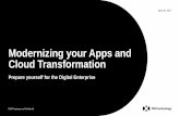 Modernizing your Apps and Cloud Transformation Modernizing your Apps and Cloud Transformation Prepare