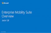 Agenda - SecTor Gill.pdf · Windows Intune Mobile device settings management Mobile application management Selective wipe Enterprise Mobility Suite Microsoft Azure Active Directory