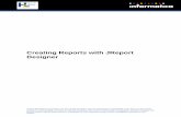 Creating Reports with JReport Designer - Informatica Library/1/0690... · 3 Step 2. Create the Catalog The reports will be created under the catalog in JReport. 1. If you are running