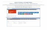 G TTING START : Office365 OneDrive for Business · Step 4: Now we will select the documents that will be moved to the new folder we just created and opened. Click the Upload button