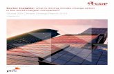 Global 500 Climate Change Report 2013 - PwC...Global 500 Climate Change Report 2013 12 September 2013 Report writer and global advisor 02 The evolution of CDP With great pleasure,