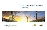 Q2 2018 Earnings Review - PNM Resources€¦ · Q2 2018 Earnings Review July 31, 2018 . Safe Harbor Statement 2 Statements made in this presentation that relate to future events or
