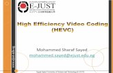 Mohammed Sharaf Sayed …moodle.eece.cu.edu.eg/pluginfile.php/2122/mod_resource/...Mohammed Sharaf Sayed mohammed.sayed@ejust.edu.eg Outline •Introduction •Improvements in coding