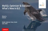 MySQL Optimizer & Executor: What’s New in 8...•JSON is not limited to CRUD, can also be used in complex queries •JSON_TABLE creates a relational view of JSON data –Each object