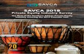 SAVCA 2018 · SAVCA was founded in 1998 with the guiding purpose of playing a meaningful role in the Southern African venture capital and private equity industry. Over the years we’ve