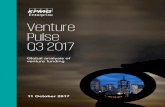 Venture Pulse Q3 2017 - KPMG Venture Pulse Q3 2017 Global analysis of venture funding 11 October 2017 ... catastrophe, the VC market is expected to remain healthy into Q4’17 and