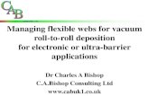 CONSULTING LTD Managing flexible webs for vacuum roll-to ... · roll-to-roll deposition for electronic or ultra-barrier applications ... continuous coatings to shrink into uniform