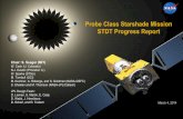 Probe Class Starshade Mission STDT Progress Reportsites.nationalacademies.org/cs/groups/bpasite/...review key design issues in detail this month – CATE team will provide 3 estimates
