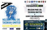 NELSON PINE LVL TASMAN UNITEDNelson Pine LVL Tasman United Player Sponsor 1. Coey Turipa (GK) Aflex Technology 2. 3. Luca Perico 4. Cameron Lindsay Plus 4 Financial 5. 6. 7. Ryan Stewart