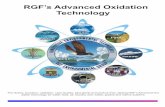 RGF’s Advanced Oxidation Technology purifier... · ticated vaporized hydrogen peroxide systems are used professionally to disinfect buildings for MRSA, Anthrax and Norovirus. Each