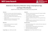 Waterborne Norovirus Detection Using a Smartphone App and ......Project evolution- smartphone design •Initial design- two smartphones needed •New design: improved optics, slide-in