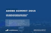 CASE STUDY ADOBE SUMMIT 2015 - Amazon S3...Adobe Summit EMEA is the largest digital marketing event in Europe. In 2015 the Summit was held from 29th to 30th April at the ExCel London
