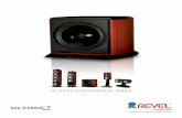 ultima2 loudspeaker series · engineering standard. So owners can be confident that their Revel Ultima2 loudspeakers sound as great as the lab reference. rigorously tested Revel engineers