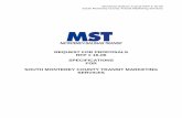 REQUEST FOR PROPOSALS RFP # 16-06 SPECIFICATIONS FOR …mst.org/wp-content/media/RFP-16-06-MST-South... · South Monterey County Transit Marketing Services 7 2.2.3 Project Manager