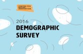 2016 demographic survey - Centre for Social Innovation · 2016 CSI Demographic Survey | 5 Key Findings We began the process of sharing and interpreting the results of the survey in