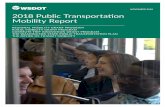 2018 Public Transportation Mobility Report · Public Transportation Plan. About WSDOT’s Public Transportation Division WSDOT’s Public Transportation Division supports programs