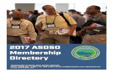 2017 ASDSO Membership Directory - Dam Safety …...Updated October 20, 2017 Fares Y. Abdo, P.E. Director Technical Services Morgan Corp. 704 Polly Pl Vestavia, AL 35226-2400 US (205)