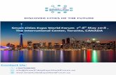 DISCOVER CITIES OF THE FUTURE - Smart City Expo Worldsmartcitiesexpoworldforum.ca/wp-content/uploads/2018/02/Canada-Latest... · 2018/9/4  · Smart Cities Expo World Forum proved