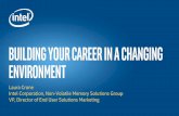 Building your Career in a Changing Environment...Building your Career in a Changing Environment Laura Crone Intel Corporation, Non-Volatile Memory Solutions Group VP, Director of End