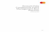 Account Data Compromise Event Management Best Practices...Account Data Compromise Event Management Best Practices • 26 February 2019 5 Purpose of This Document The Account Data Compromise