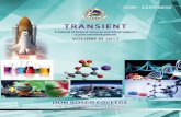 Transient 2017/ ISSN - 2250-0650€¦ · ii Transient 2017/ ISSN - 2250-0650 TRANSIENT A Journal of Natural Sciences and Allied Subjects (a peer reviewed journal) VOLUME VI - 2017