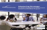 Mastering Strategy · 2019-06-03 · strategy execution • Strategic management consultants • University level business management degree students, both graduates and declared