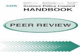 HANDBOOK - United States Environmental Protection Agency · Page ii Peer Review Handbook DISCLAIMER This document has been reviewed in accordance with U.S. Environmental Protection