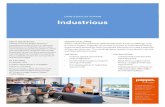 CASE STUDY BY POPPIN Industrious · pairs thoughtfully-designed spaces with hospitality-driven services and amenities, has reshaped the concept of coworking into a scalable solution