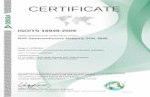 ISO/TS 16949:2009 - NXP SemiconductorsISO/TS 16949:2009 DEKRA Certification GmbH certifies that the company NXP Semiconductors Malaysia SDN. BHD. Scope of certification: Design and