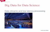 Big Data for Data Science - Centrum Wiskunde & Informatica · 2018-07-10 · –Event detection and reaction –Fast and potentially approximate online aggregation and analytics at