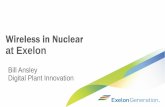 Wireless in Nuclear at Exelon - Microsoft · “Analytics” to provide advance warning subtle but real failure modes • “Analytics” identify the type of failure and recommend
