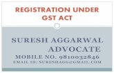 REGISTRATION UNDER GST ACT - REGISTRATION.pdf · Registration under GST ... all India basis but excludes the taxes levied in GST ... On the basis of enrollment, the said person shall