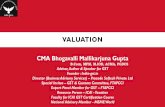 VALUATION · VALUATION CMA Bhogavalli Mallikarjuna Gupta B.Com, MFM, M.IOD, ACMA, PGDCS Advisor, Author & Speaker for GST Founder : India-gst.in Director (Business Advisory Services)