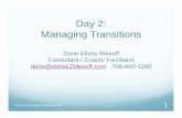 Day 2: Managing Transitions - SGIM Library/SGIM/Resource...آ  Managing Transitions by William Bridges