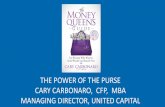 THE POWER OF THE PURSE CARY CARBONARO, CFP, MBA …• CFP Ambassador, One of 50 in the USA • Winner of Investment News Women to Watch Award • Winner of the Decade in Finance and