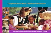 Competencies for Early Childhood Professionalsva.gapitc.org/wp-content/uploads/2012/08/VA... · Virginia’s Early Childhood Development Alignment Project Competencies for Early Childhood