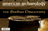 FALL 2015 - The Archaeological Conservancy · a quarterly publication of The Archaeological Conservancy Vol. 19 No. 3 PARKS CANADA COVER: A side-scan sonar image of HMS Erebus, the