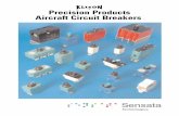 I ISN S E N S O R SA N D C Precision Products Aircraft Circuit …flamecorp.com/PDF/Sensata/Sensata Aircraft Circuit Breakers.pdf · Tel: (508) 236-3573 For more information on circuit