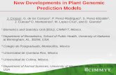 New Developments in Plant Genomic Prediction Modelsksiconnect.icrisat.org/wp-content/uploads/2015/03/Jose-Crossa.pdf · New Developments in Plant Genomic Prediction Models J. Crossa1,